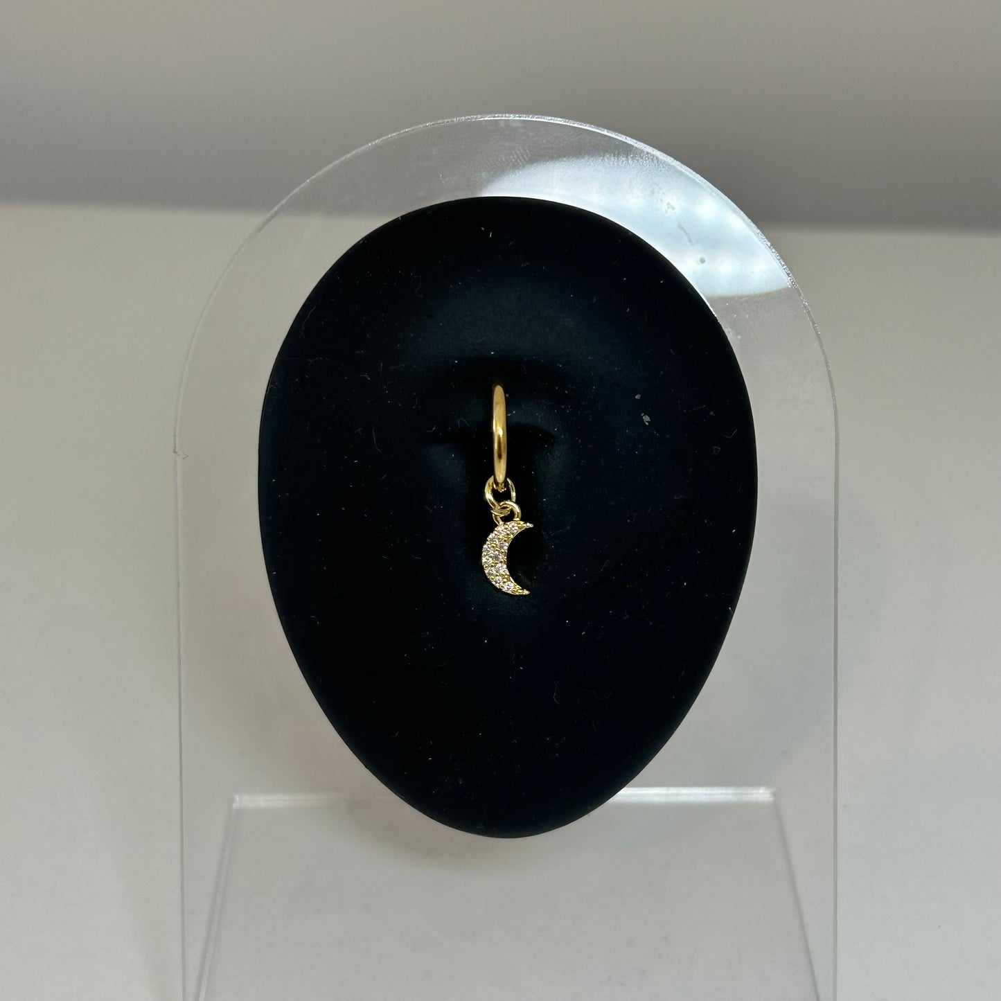 Faux piercing Mini moon