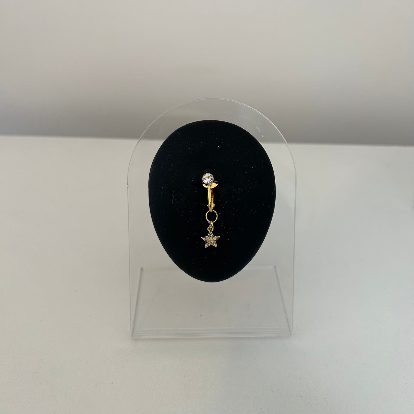 Faux piercing nombril lyra acier inoxydable
