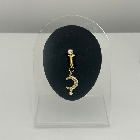 Faux piercing nombril Cosma acier inoxydable