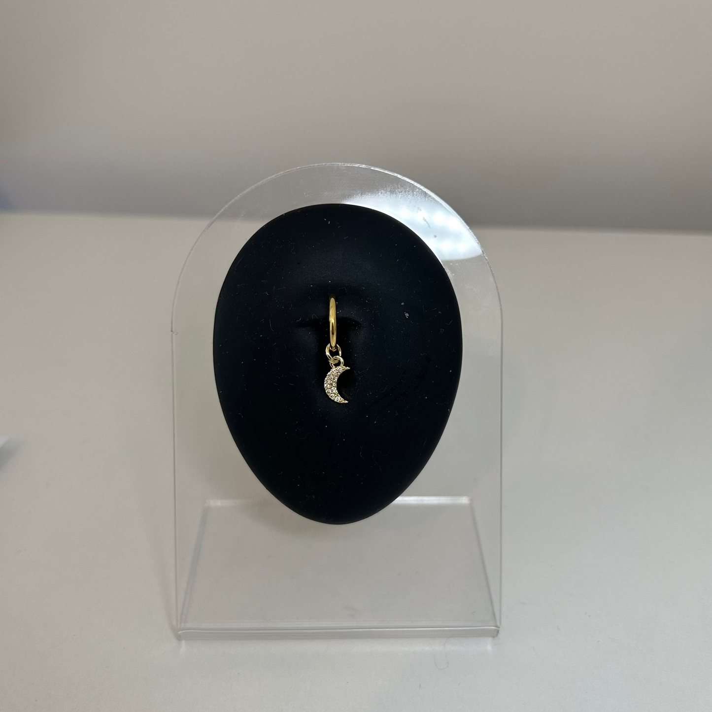 Faux piercing Mini moon